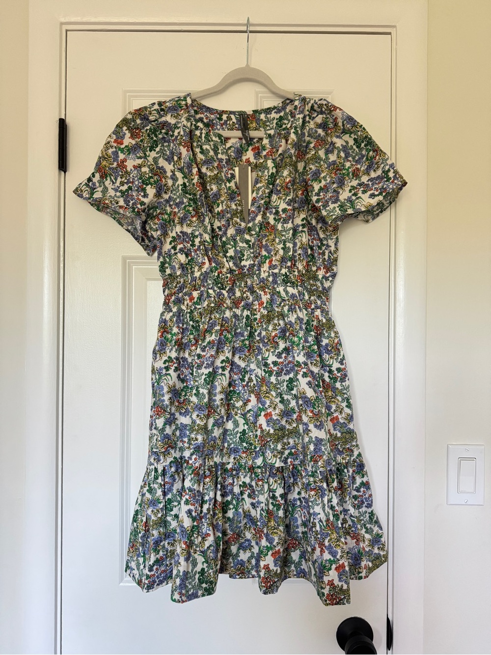 NWT Anthropologie Somerset Mini Dress Multi Floral XS